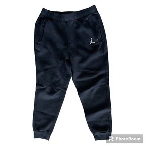 Jordan Men’s Sweatpants Zipper Pockets XL Navy Blue